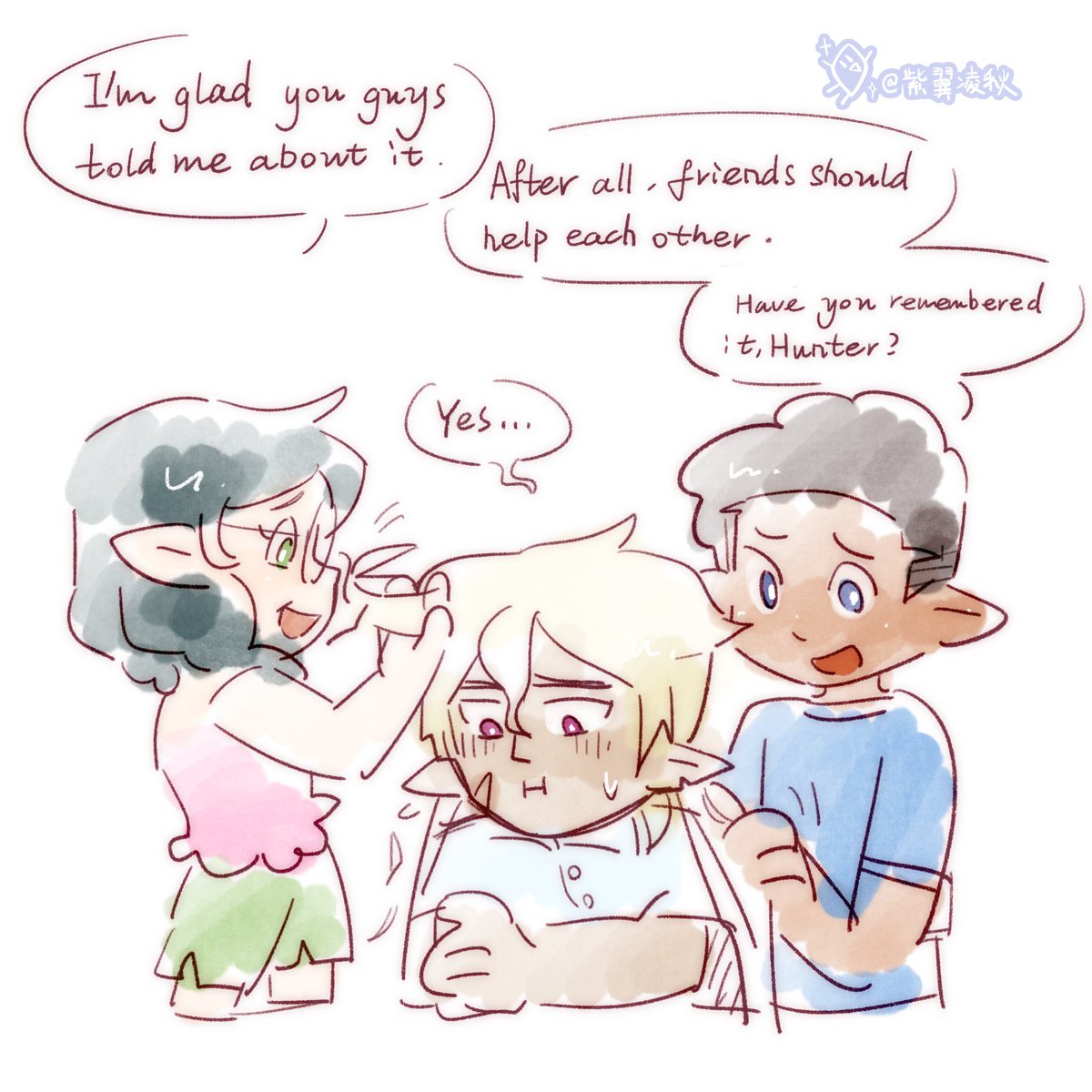 Eilana1314520's tweet photo. 三人组小日常 💙❤️💚 #TheOwlHouse #TOH #theowlhousefanart #gusporter #tohhunter #WillowPark #huntgus #huntlow #guslow https://t.co/QAoTwBMjJU