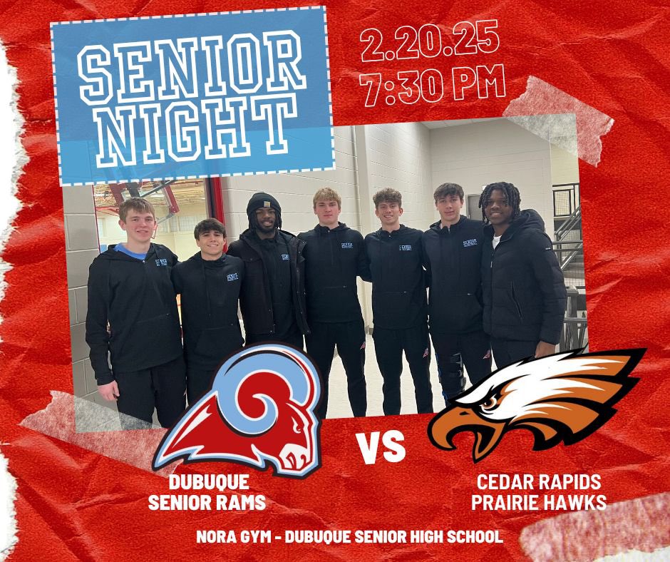 Ram fans, come out &amp; help us honor our 7 seniors tonight at Nora!! Last regular season home game.