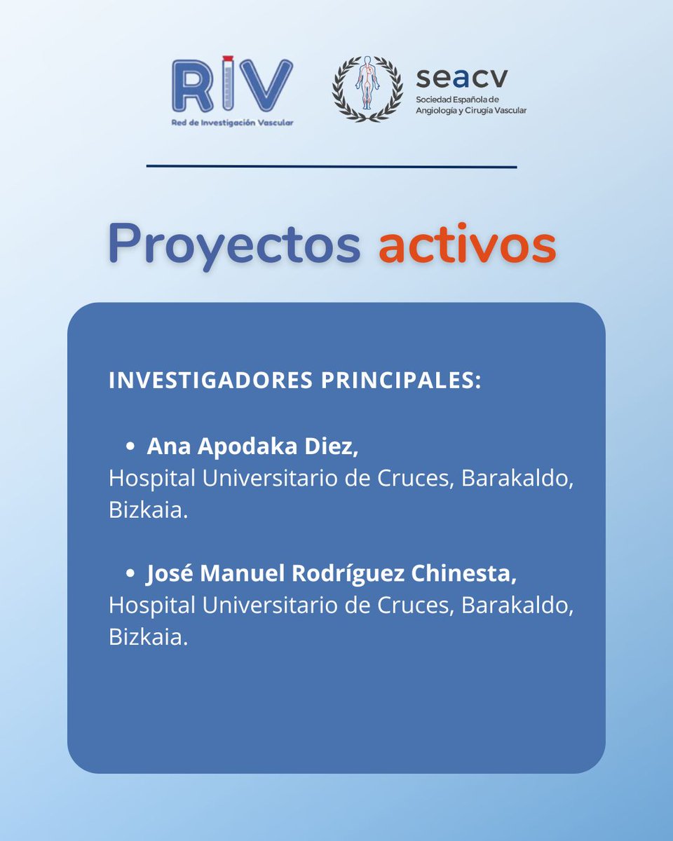 seacv_esp's tweet photo. Amplía información en nuestra web sobre las investigaciones activas de la #RIV 🔍. Como por ejemplo "Impacto del #hierrointravenoso en el tratamiento preoperatorio de la #anemia en pacientes con #isquemia crónica de los miembros inferiores (#MMII)" https://t.co/I6GL2lkYDM
#seacv https://t.co/nBJmureZqm