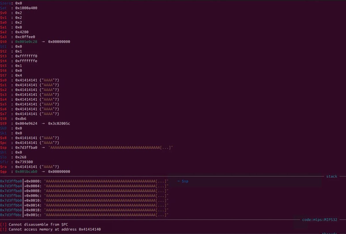 ptracesecurity's tweet image. Reversing, Discovering, And Exploiting A TP-Link Router Vulnerability — CVE-2024–54887 infosecwriteups.com/reversing-disc… #pentesting #Exploiting #ReverseEngineering #infosec