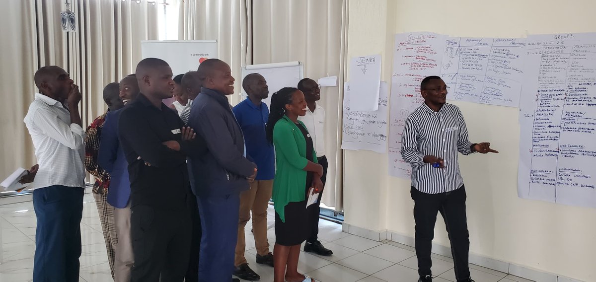 rwamrec's tweet photo. 📢 Closing the GTA Training for Financial Service Providers from 11/15 Kataza operational districts🚀#RWAMREC has successfully implemented a Gender Transformative Approach (GTA) training for 88 financial service providers under the #KATAZAProgram, implemented in partnership with @MastercardFdn, @BRDbank, @AMIR_Rwanda, @RwandaAMI, @mvendgroup, and @imbankrw. Since February 19th, representatives from SACCOs and MFIs have been gaining essential tools to promote #InclusiveFinance and dismantle gender barriers to financial access. A huge thank you to all participants—together, we're creating a more equitable financial ecosystem!💪💰
#GenderEquality #FinancialEmpowerment