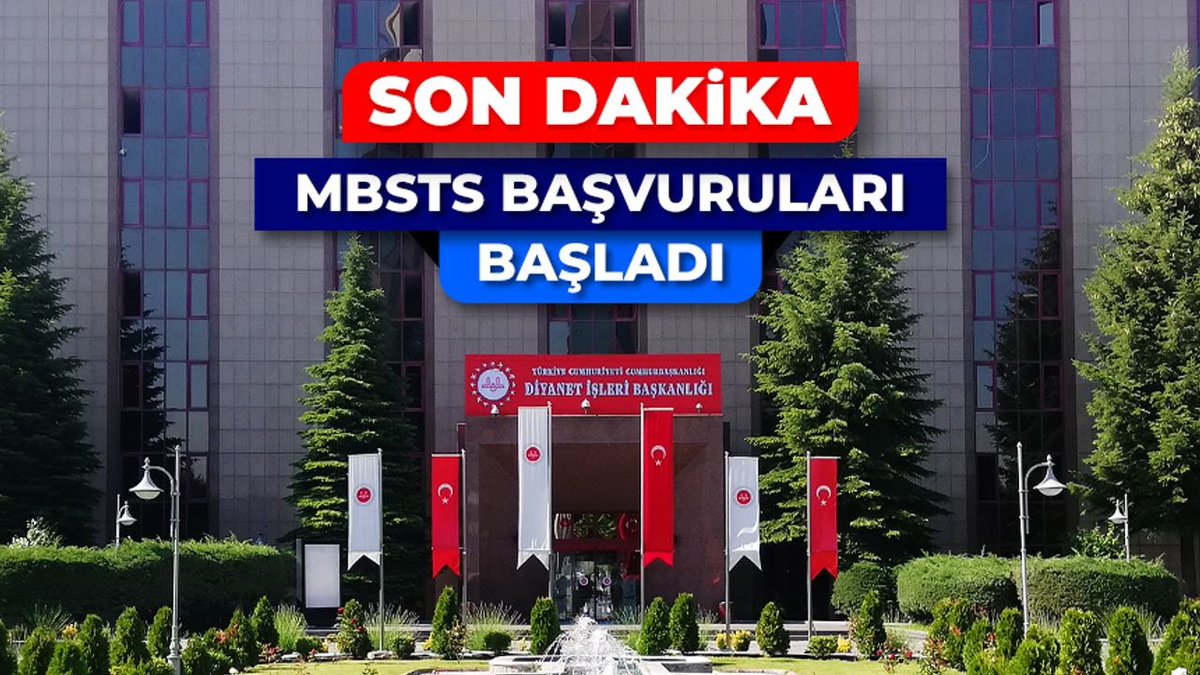 Dbakirmuftulugu's tweet photo. 2025 Diyanet İşleri Başkanlığı Mesleki Bilgiler Seviye Tespit Sınavı (2025-DİB-MBSTS), 12 Nisan 2025 Cumartesi tarihinde uygulanacak.
Sınava başvurular, 20-27 Şubat 2025 tarihleri arasında yapılacak.
@DIBAliErbas @IsliyenDr @cbuyuk25 @diyanetbasin #mbsts https://t.co/uAEaeNx9g0