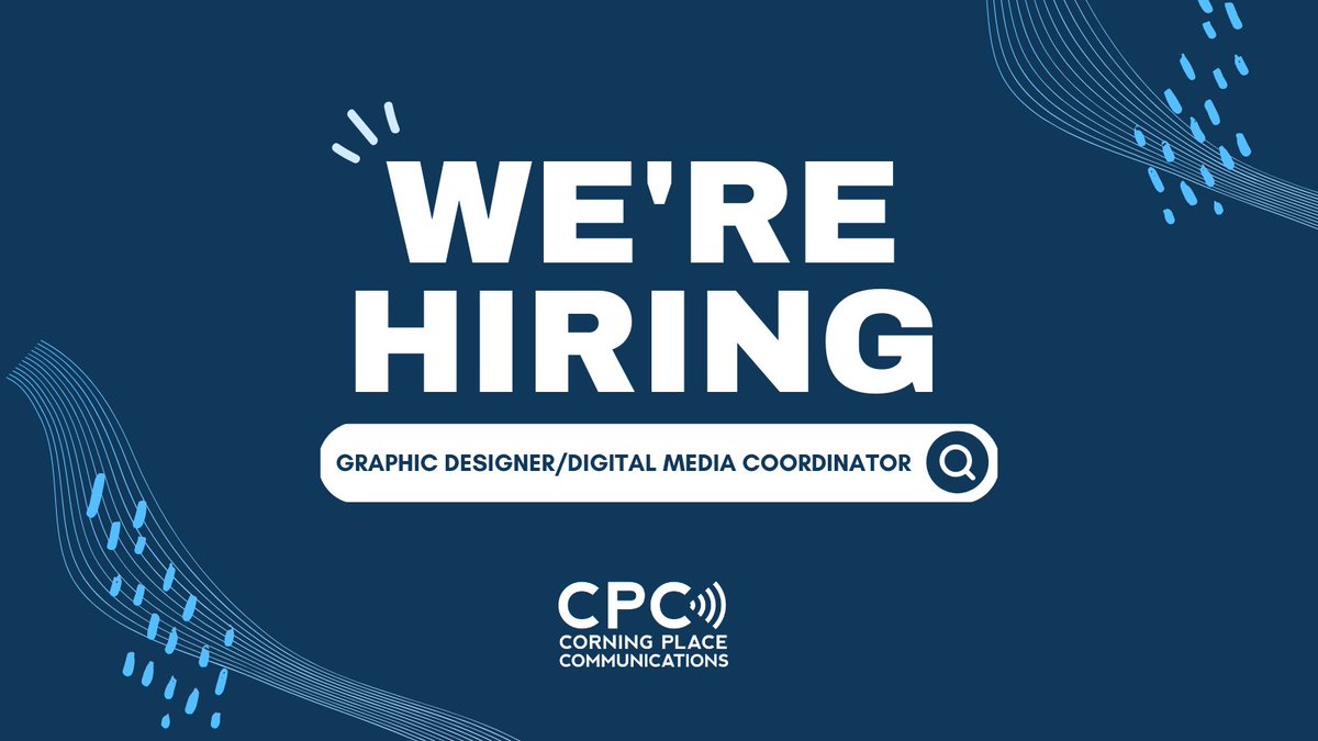 📢We're #hiring a new Graphic Designer/Digital Media Coordinator in Albany, New York Metropolitan Area. 

👉Apply today or share this post with your network: loom.ly/ggw4sTU