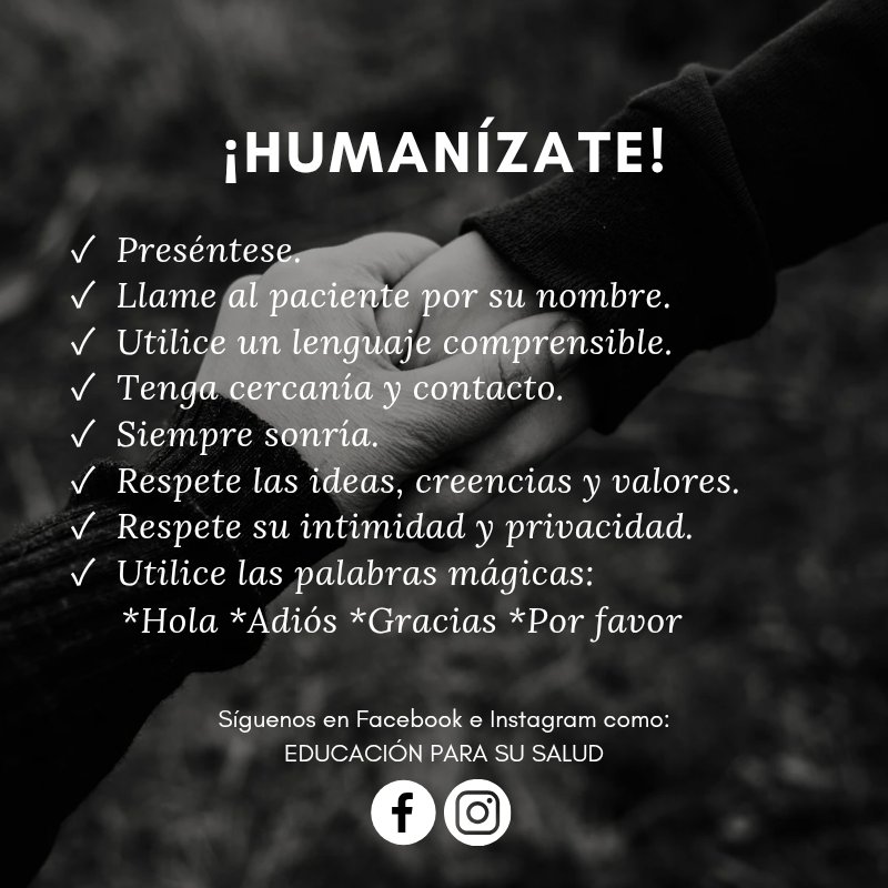 educparasusalud's tweet photo. ¡HUMANÍZATE! https://t.co/BWvf2PMrGA