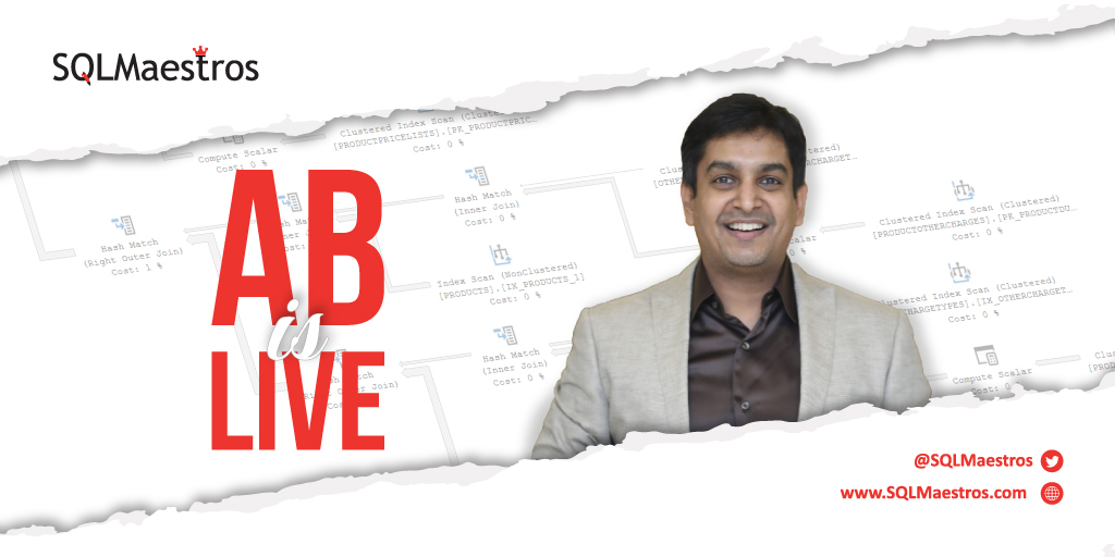 SQLServerGeeks's tweet image. LIVE NOW
Troubleshooting SQL Server Memory Issues

Feb 20, Thursday
10.30 am ET | 3.30 pm GMT | 9.00 pm

Free 60-min demo-packed session
Wish to join? Here&apos;s the link: bit.ly/SQLMaestrosLive

#SQL #SQLServer
#SQLServerWithAmitBansal