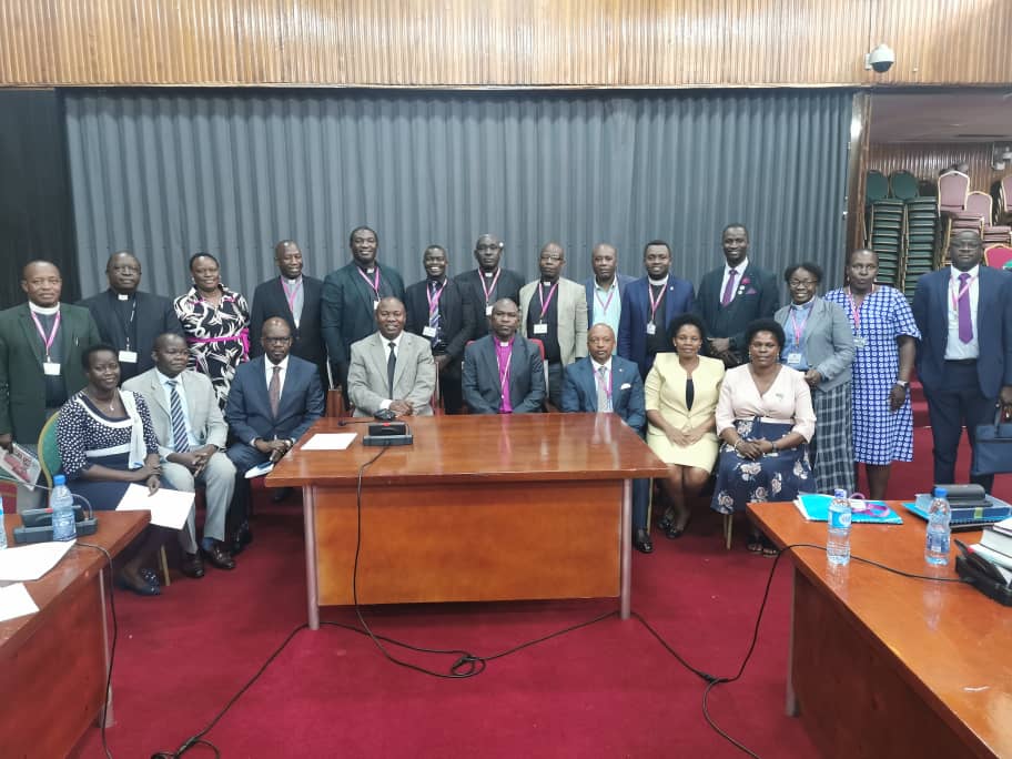 The Provincial Chancellor <a href="/NabothMuhairwe/">Naboth Muhairwe</a> and the Church of Uganda Team present the <a href="/ChurchofUganda_/">Church of Uganda</a> stance on the Marriage Bill, 2024 before the <a href="/Parliament_Ug/">Parliament of Uganda</a>