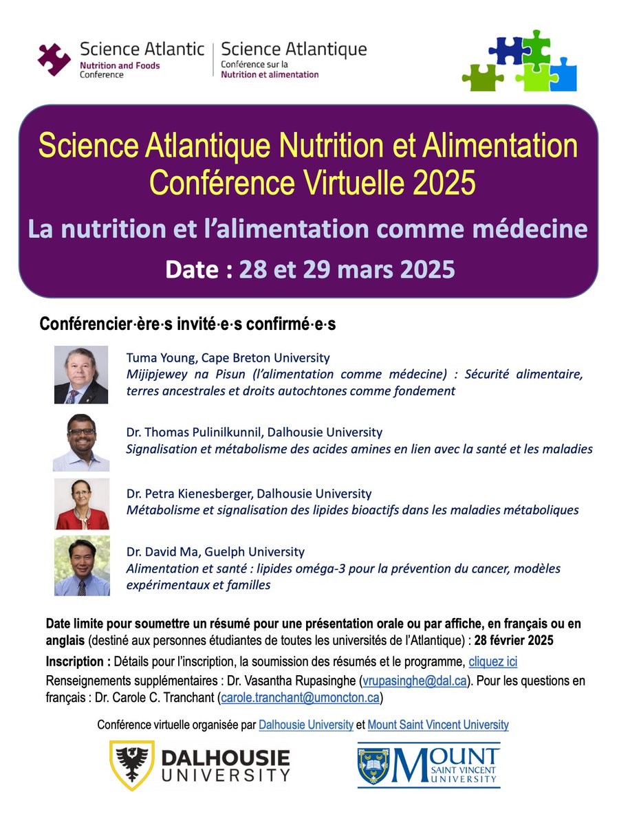SANFC is here!🫐👩‍🔬
Abstracts submissions are due Feb 28 - link in bio for all information on SANFC!
---
SANAC Virtuelle est ici!🫐
Date limite pour soumettre un résumé pour une présentation orale ou par affiche est 28 fév - lien dans la bio pour toute l’information sur SANAC!