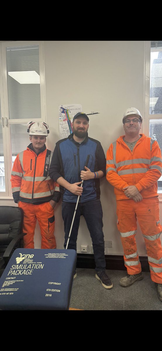 Jack Moffat (@jackmoffat1992) on Twitter photo Huge thanks to <a href="/TaylorWoodrow1/">Taylor Woodrow</a> who put forward 15 ground men and other staff members to take part in sight loss awareness work. They now have a better understanding of how to make the area around their building sights more accessible.
#MakeStreetAccessible
#BuildEnvironment Huge thanks to <a href="/TaylorWoodrow1/">Taylor Woodrow</a> who put forward 15 ground men and other staff members to take part in sight loss awareness work. They now have a better understanding of how to make the area around their building sights more accessible.
#MakeStreetAccessible
#BuildEnvironment