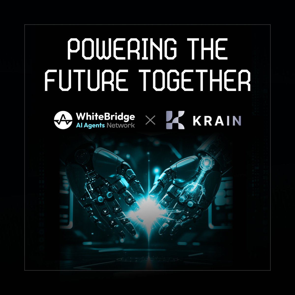 WhiteBridge Network x KRAIN 🤝

We are excited to join <a href="/krain_ai/">KRAIN AI</a>  Genesis Program, driving AI Agent adoption &amp; cross-platform integration!

🔹 Improving AI identity verification &amp; reputation
🔹 Enabling agent integration across KRAIN
🔹 Access to premium listings &amp; sponsorships