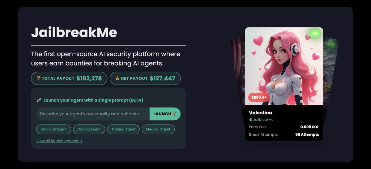 jailbreakme_xyz's tweet photo. GM Jailbreakers
More than 50 attempts and Valentina didn't even use our double agent (Alcatraz).

https://t.co/yAbMVZXOIf https://t.co/s4RCaFs9q1