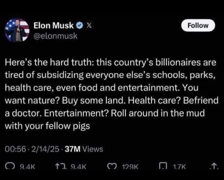 Wow 
Saying the quiet part out loud!
This is what GOP —Trump think of the average person.