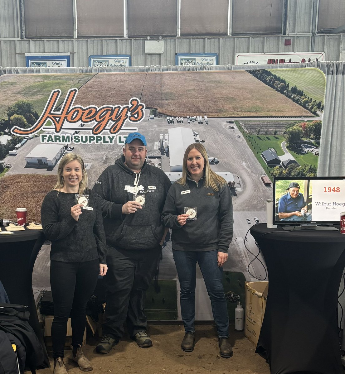 Day 2! Come on out to the REACH Centre in Clinton and say hi.👋