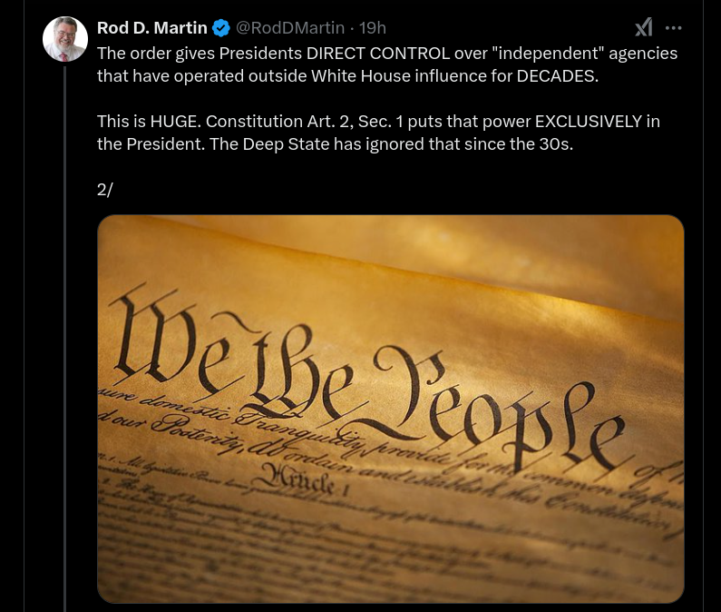 BrianGPowell's tweet image. Sounds like great news; but, hope to see some of the #ThreeLetterAgencies that were signed into existence as #Muppet front orgs for the #NWO #NaZi #Nihilist #NutBars running the world to #Hell; I hope they get signed out of existence!
Dump the #UN too please; ASAP!