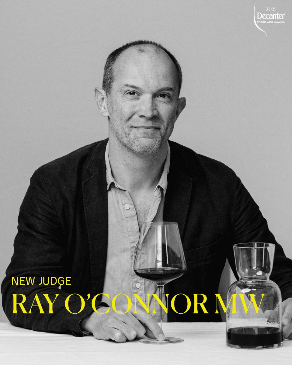 New judge alert 🚨 Ray O'Connor MW is joining us this May at DWWA judging! His career included assistant head sommelier and director roles and he is currently a wine consultant and lecturer. 

Get to know more about O'Connor's wine journey... decanter-awards.visitlink.me/4fZv8w