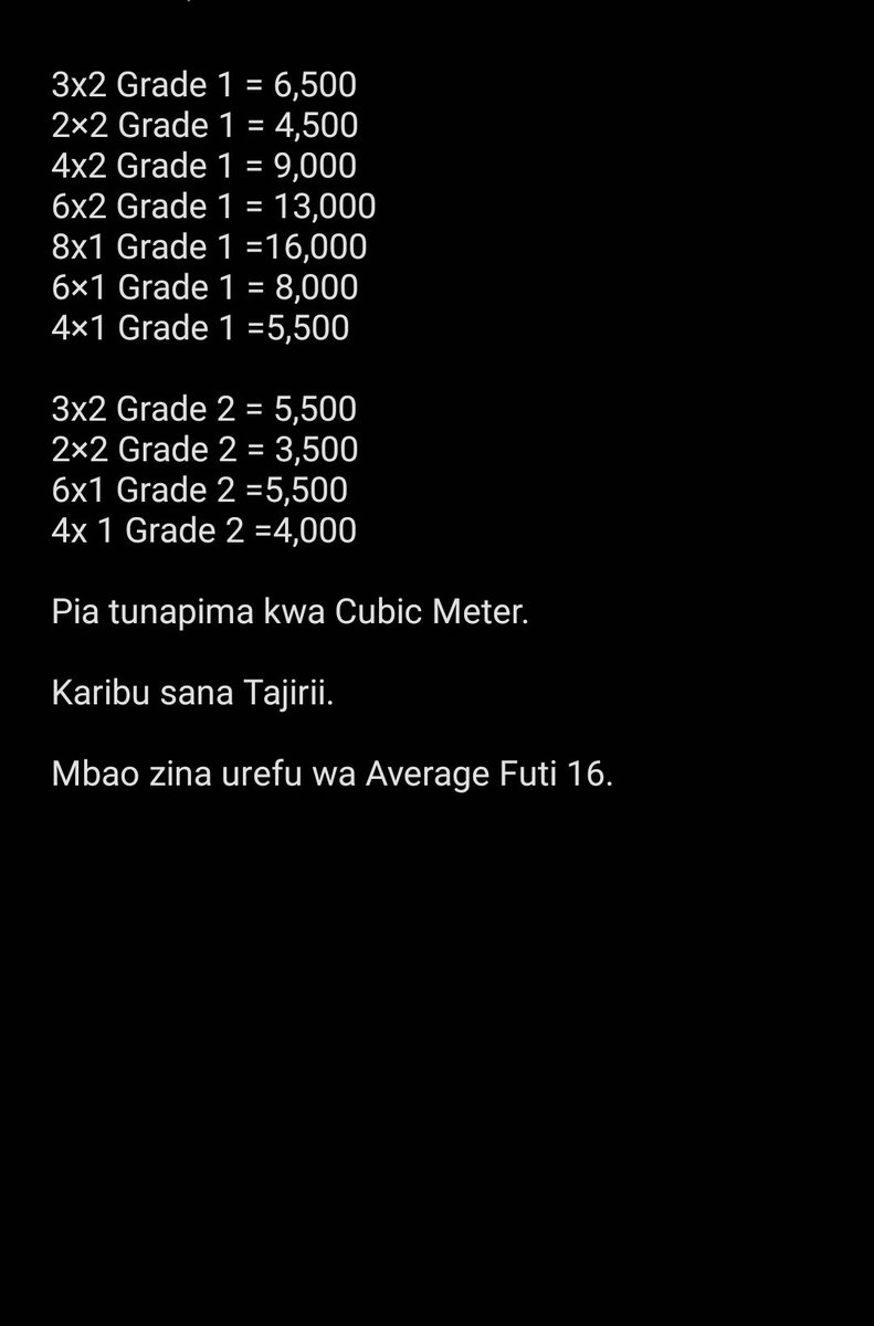 PapiiKhan98's tweet image. Naomba Retweet yako.🙏

Matajiri zangu mnaofanya ujenzi Mkoa Wa Kilimanjaro naombeni Dili za kuwaletea mbao....Njaa itaniua huku Rombo kijana wenu.

Kama una Yard ya kuuza mbao pia tutakuuzia mbao kwa bei nafuu sana Tajirii ilo ukapate faida.

Call/Whatsapp +255756946965