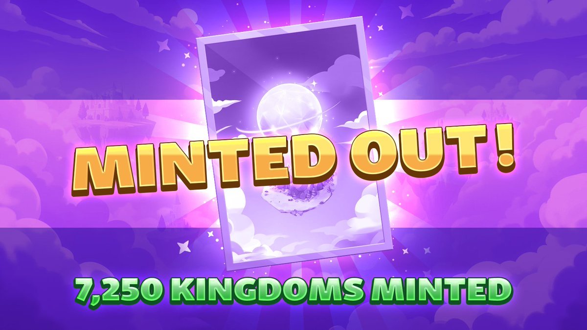 NOCTURxEPIDEMIC's tweet image. 🔥 @fableborne Kingdoms Mint SOLD OUT! 🔥

7,250 Kingdoms have been claimed—congrats to all the minters! 🏰✨
The journey has just begun. Stay tuned for what's next in the Fableborne universe! 🚀

#Fableborne #RoninNetwork #NFTMint #Ronin #Web3 #RoninCreator #KindCreator