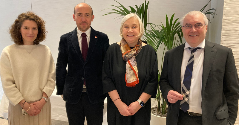 LERUnews's tweet photo. Today, MEPs/their assistants, @Marz_Czarnecka (Polish Minister for Industry) &amp; several LERU Rectors gathered at the @Europarl_EN for a LERU Lunch event to discuss the EU R&amp;I&amp;E policy agenda for 2024-2029.
 
Special thanks to MEP Dr Christian Ehler for hosting the meeting!