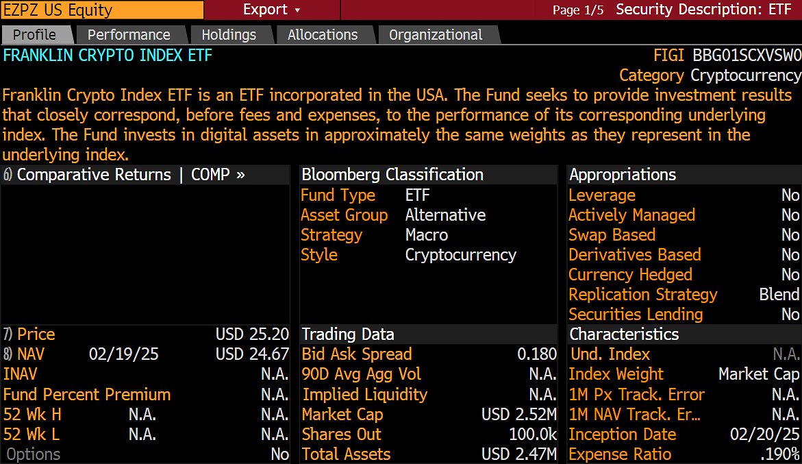 Today @FTI_US is following @hashdex in the launch of a dual Bitcoin &  Ethereum ETF. Both will ultimately be crypto index ETFs as the SEC allows  more digital assets in the ETF