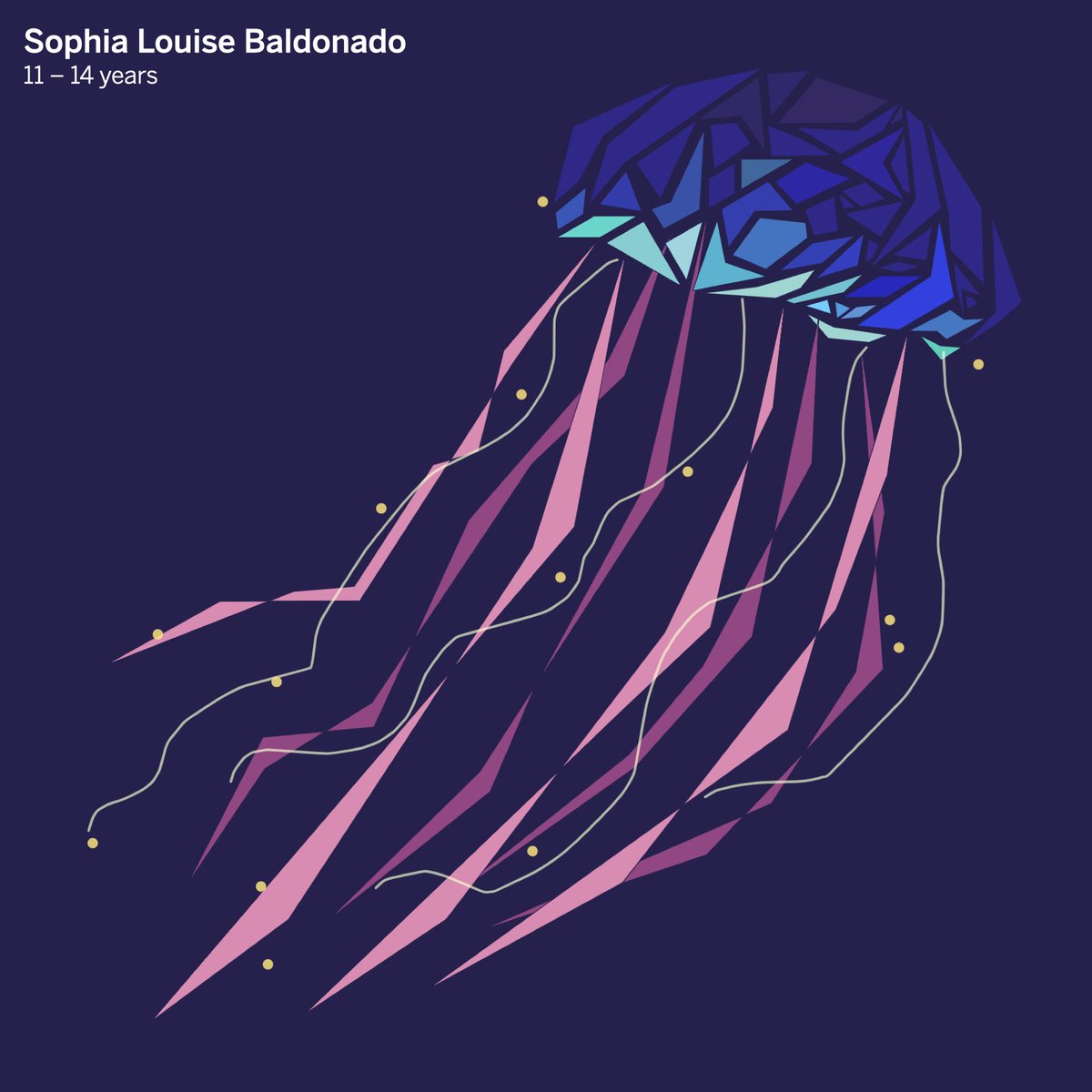 Sophia was one of the winners in the 11 - 14 years category in the 2024 Polypad Art and Music Contest. Congratulations Sophia! See all winners at polypad.amplify.com/contest