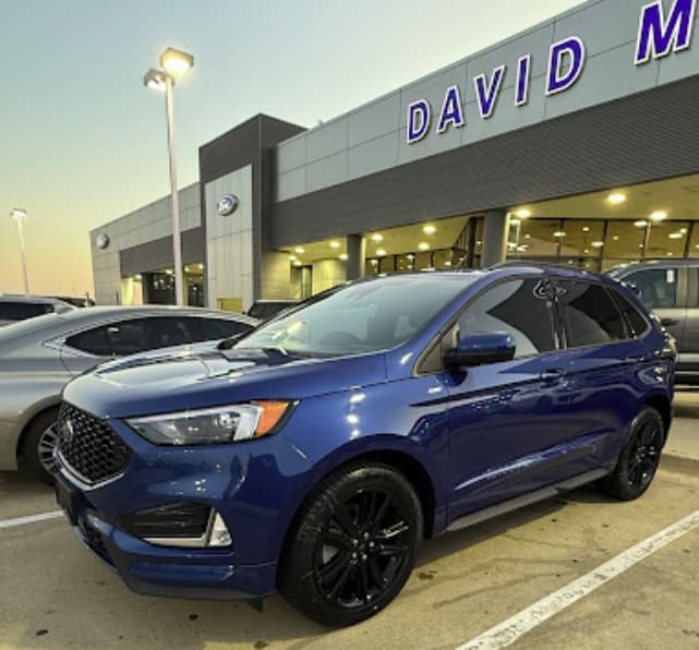 McDavidFord's tweet photo. "Jackson is a wonderful car salesman. He was not pushy at all and I told him he’d have a sale if he got me the number I wanted and that he did. He is a super nice guy and has called to check up on me with my new Edge. I highly recommend buying a car from him." - Kolton Klein 🚙💨 https://t.co/HwtrBtnXQz