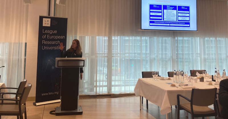 LERUnews's tweet photo. Today, MEPs/their assistants, @Marz_Czarnecka (Polish Minister for Industry) &amp; several LERU Rectors gathered at the @Europarl_EN for a LERU Lunch event to discuss the EU R&amp;I&amp;E policy agenda for 2024-2029.
 
Special thanks to MEP Dr Christian Ehler for hosting the meeting!