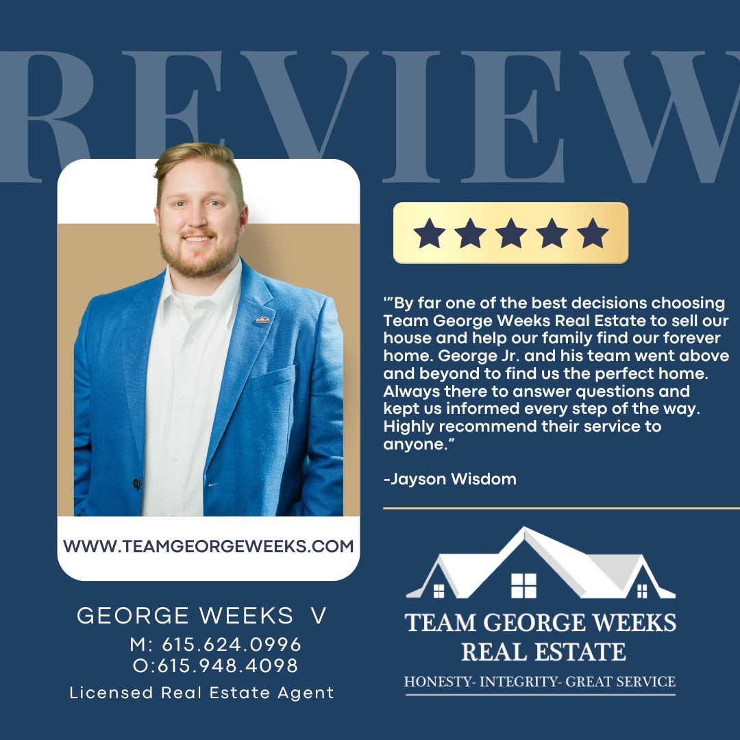 We are truly grateful for the wonderful review from our valued client. It means a lot to us and motivates our Team George Weeks to continue providing exceptional service. Thank you for trusting us with your needs!