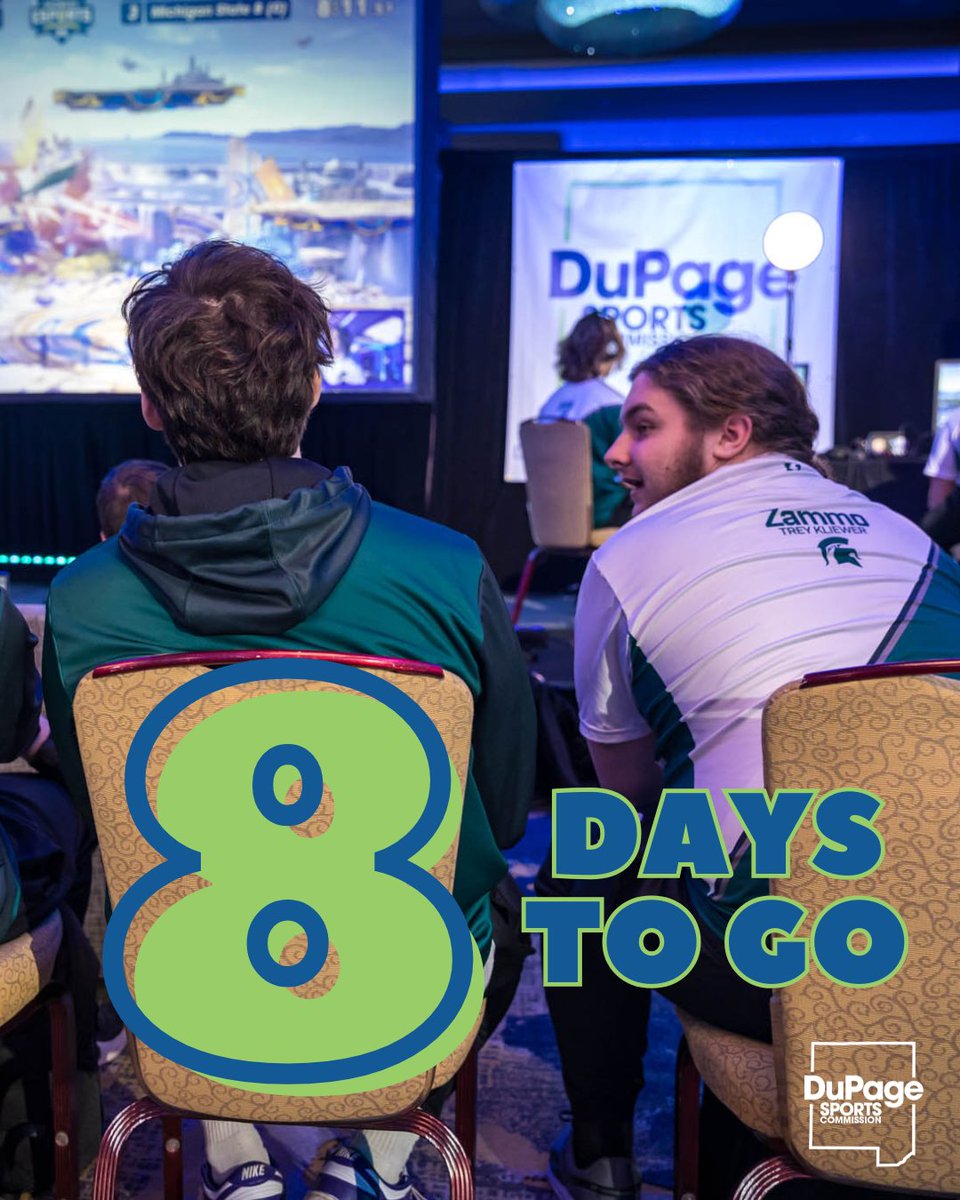DuPage_Sports's tweet photo. 🎮 Join us next week at Midwest Battleground!

Learn to build a PC, explore collegiate esports, or dive into Minecraft workshops.

📅 February 28-March 2 
📍 Sheraton Lisle and Scrims Esports Gaming Center 
🎟️ Register: https://t.co/f97QeIGYl6

#dupagesportscommission #discoverdupage #esports #tournament #EventDestination #EnjoyIllinois