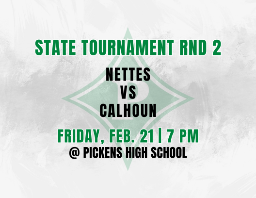Your Nettes will play in the sweet 16 this Friday on Roy Cowart Court! Dragon Nation - WE NEED YOU THERE 🏀💚 Game time is 7 PM. Tickets will be available on GoFan, and cash will be accepted at the door.