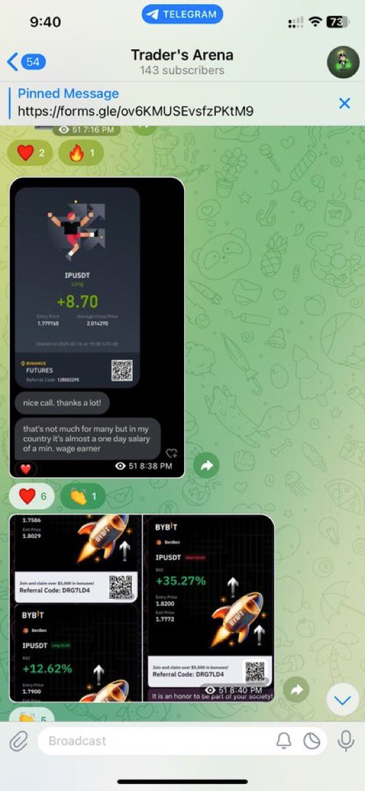 Free trading community on Telegram! We learn together, share trading ideas, and make profits—no fees, just a group of traders helping each other.

More members mean more opportunities for everyone. Come trade with us!

Plus there is a one lucky winner that will win $1k funded