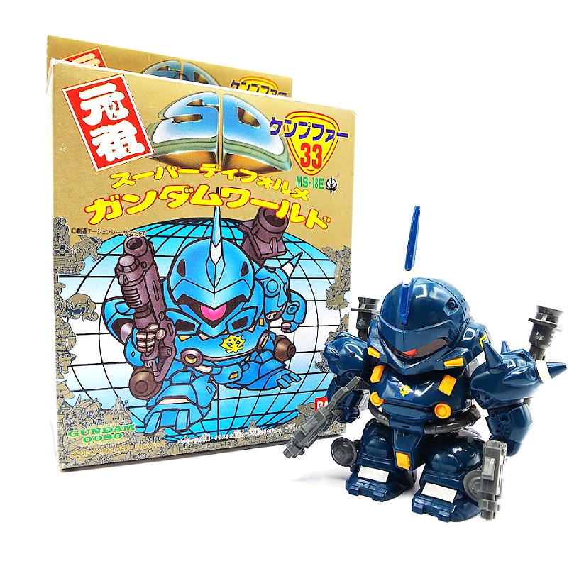元祖SDガンダムスナック」の「ケンプファー」の箱絵とキット持ってます