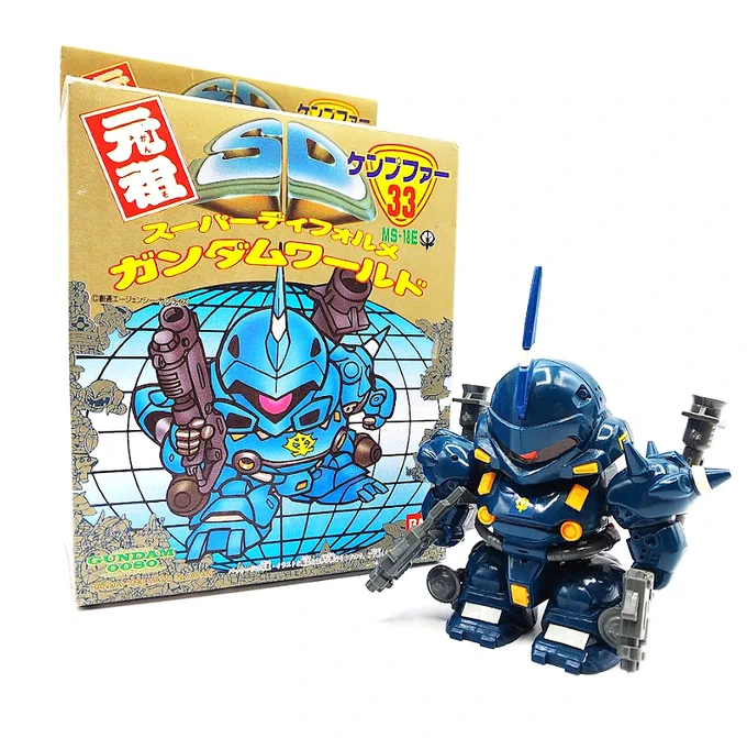 「元祖SDガンダムスナック」の「ケンプファー」の箱絵とキット持ってます 