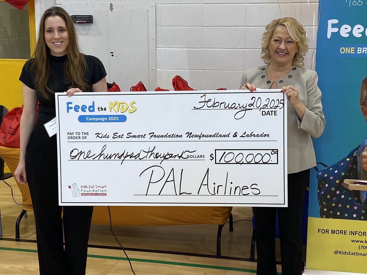 APLowPrimary's tweet image. Thank you to @PALairlines for your generous contribution to @KidsEatSmartNL !! Our community partners are greatly appreciated!❤️
@NLSchoolsCA