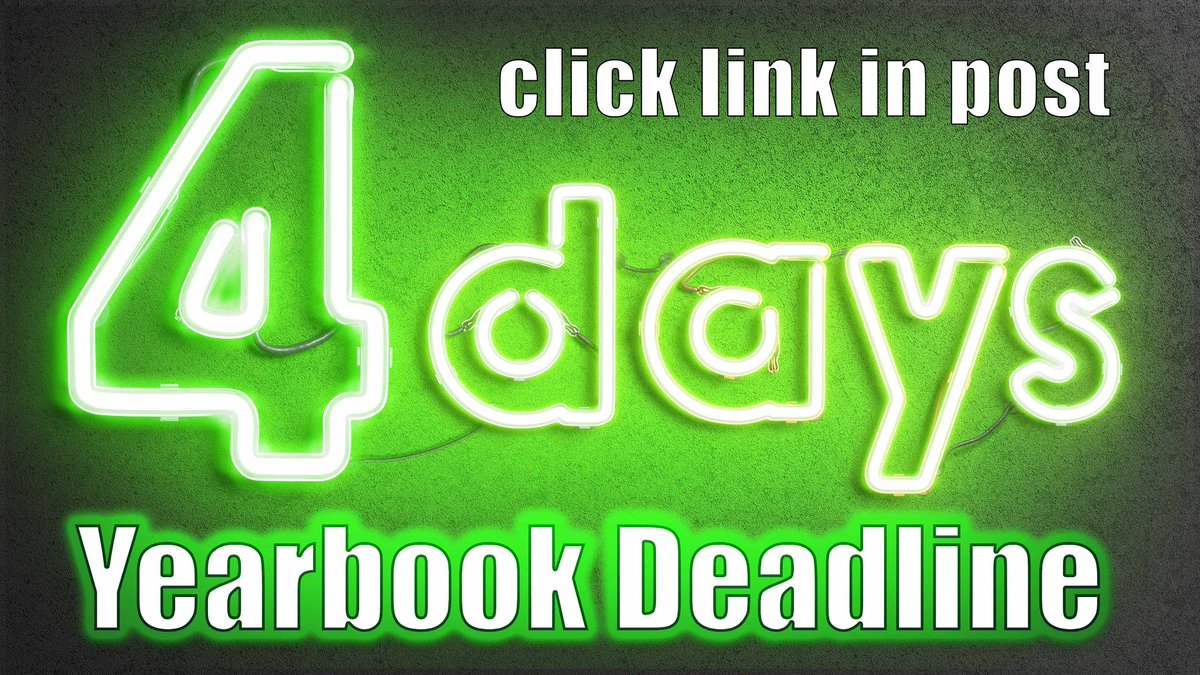 ￼‼️YEARBOOK DEADLINE - FAST APPROACHING‼️

🛜 Web Orders ➡️ jostensyearbooks.com/?REF=A09859930
📞 Phone Orders ➡️ 1-877-767-5217