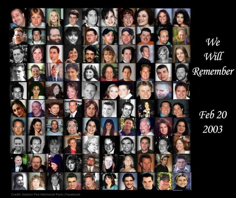 22 years after the Station Nightclub fire &amp; our hearts still mourn for friends, family, &amp; loved ones we lost. We will never forget those who perished or were injured, the brave first responders who rushed to help, &amp; those who have made a positive difference in their honor.