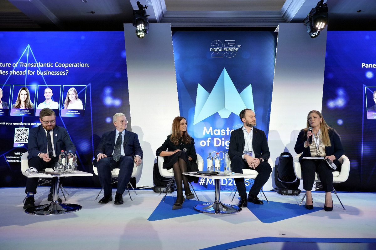 DIGITALEUROPE (@digitaleurope) on Twitter photo 🇺🇸🇪🇺 What’s at stake for the transatlantic relationship?
<a href="/kbolongaro/">Kait Bolongaro</a>, <a href="/DStanderski/">Dariusz Standerski</a>, <a href="/JeffCampbellDC/">Jeff Campbell</a>, <a href="/a_n_arapov/">Alex</a>, and <a href="/nannalinde/">Nanna-Louise Linde</a> are getting ready to discuss this topic at #MoD2025.
For live takes, 🧵👇 🇺🇸🇪🇺 What’s at stake for the transatlantic relationship?
<a href="/kbolongaro/">Kait Bolongaro</a>, <a href="/DStanderski/">Dariusz Standerski</a>, <a href="/JeffCampbellDC/">Jeff Campbell</a>, <a href="/a_n_arapov/">Alex</a>, and <a href="/nannalinde/">Nanna-Louise Linde</a> are getting ready to discuss this topic at #MoD2025.
For live takes, 🧵👇