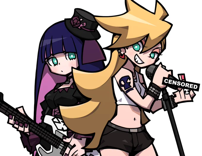 パンティ&amp;ストッキング(修正ver.)待望の新作、ホントに楽しみ!#NewPSG#PSWG #pantyandstockingwithgarterbelt #pantyandstocking #パンティアンドストッキング 