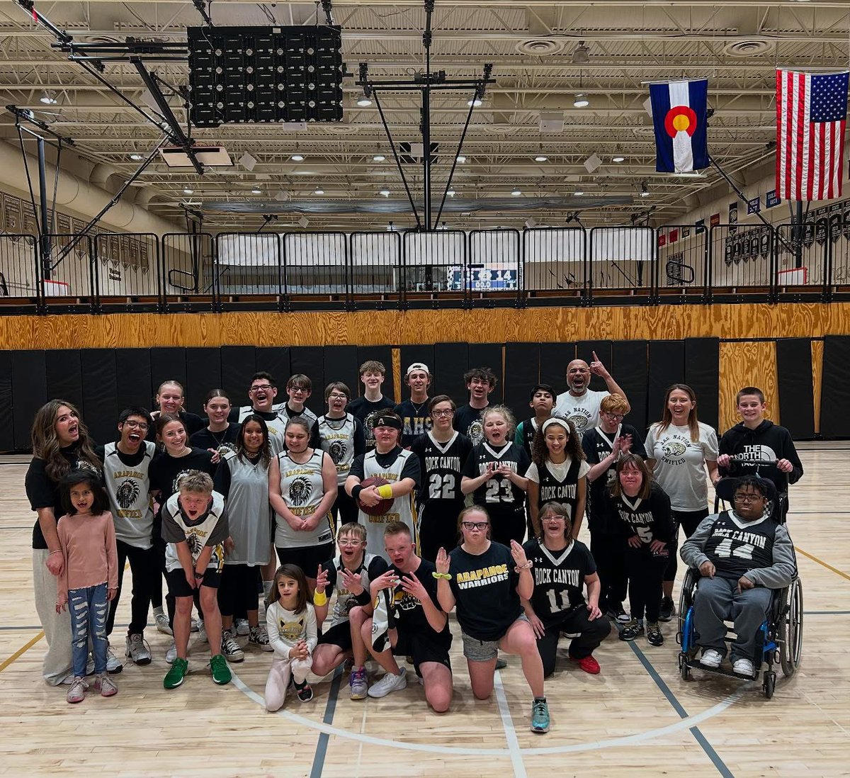We like to thank <a href="/ahswarriors/">Arapahoe High School</a> Unified for traveling over here to Canyon. It was an amazing time!! #WeRJustLikeU #ChooseToInclude