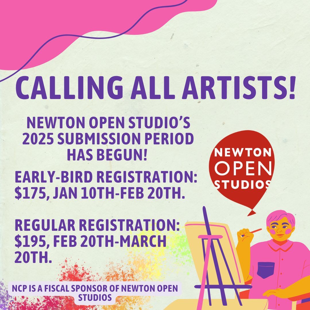 🚨 Last chance for Early-Bird Registration! 🚨

Today is the LAST day to register for only $175! Starting tomorrow, regular registration goes up to $195. Don’t miss out on the savings!

See the webpage to register &amp; for more info: newtonopenstudios.org/artist-registr… 

#NewtonArt
