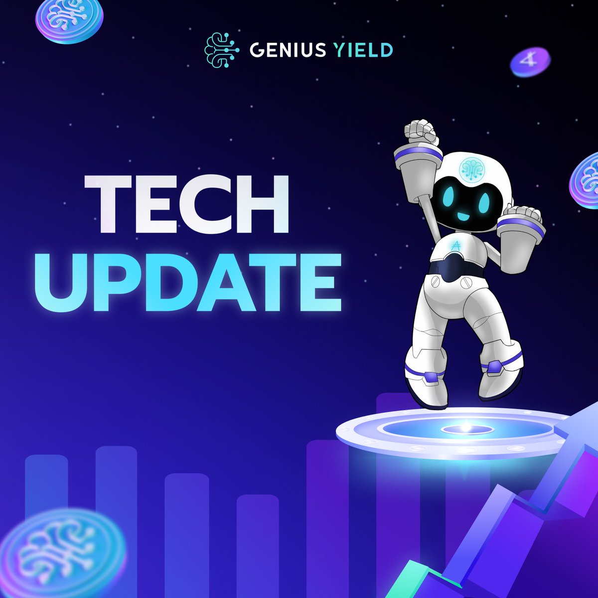 🧑🏻‍💻 🔥  Tech Updates from Genius Yield Alert! 

Just dropped February Tech updates! 

✅ Our trading bot now runs on the latest Atlas release with fresh Debian security patches.
✅ On the Atlas front - we've completed milestone #2 with support for stake pool certificates,