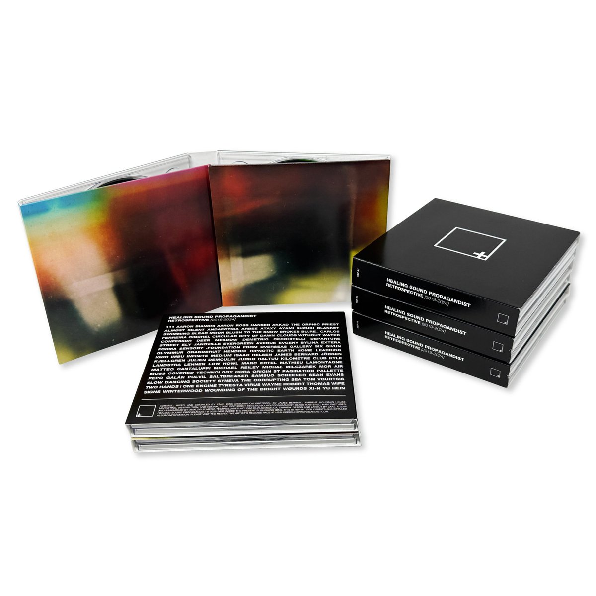 V/A ‘Healing Sound Propagandist: Retrospective [2019-2024]’ 

8-Panel Digipak 4xCD Set
+Digital

Purchase at:
healingsoundpropagandist.bandcamp.com
pitp.bandcamp.com
Norman Records
Juno Records
🇺🇸 PITP.US