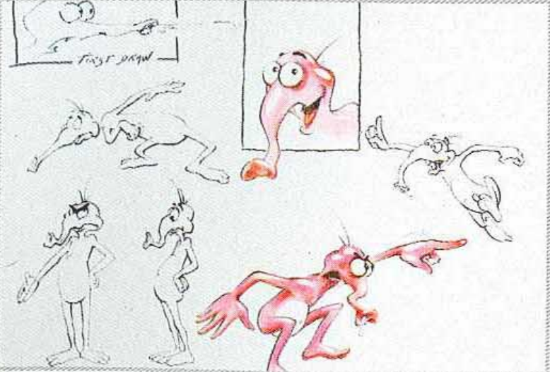 dart_emugamer's tweet image. Early concept art of the Vicious Servant from Heart of Darkness #HeartofDarkness #ViciousServant #ConceptArt #RetroGaming