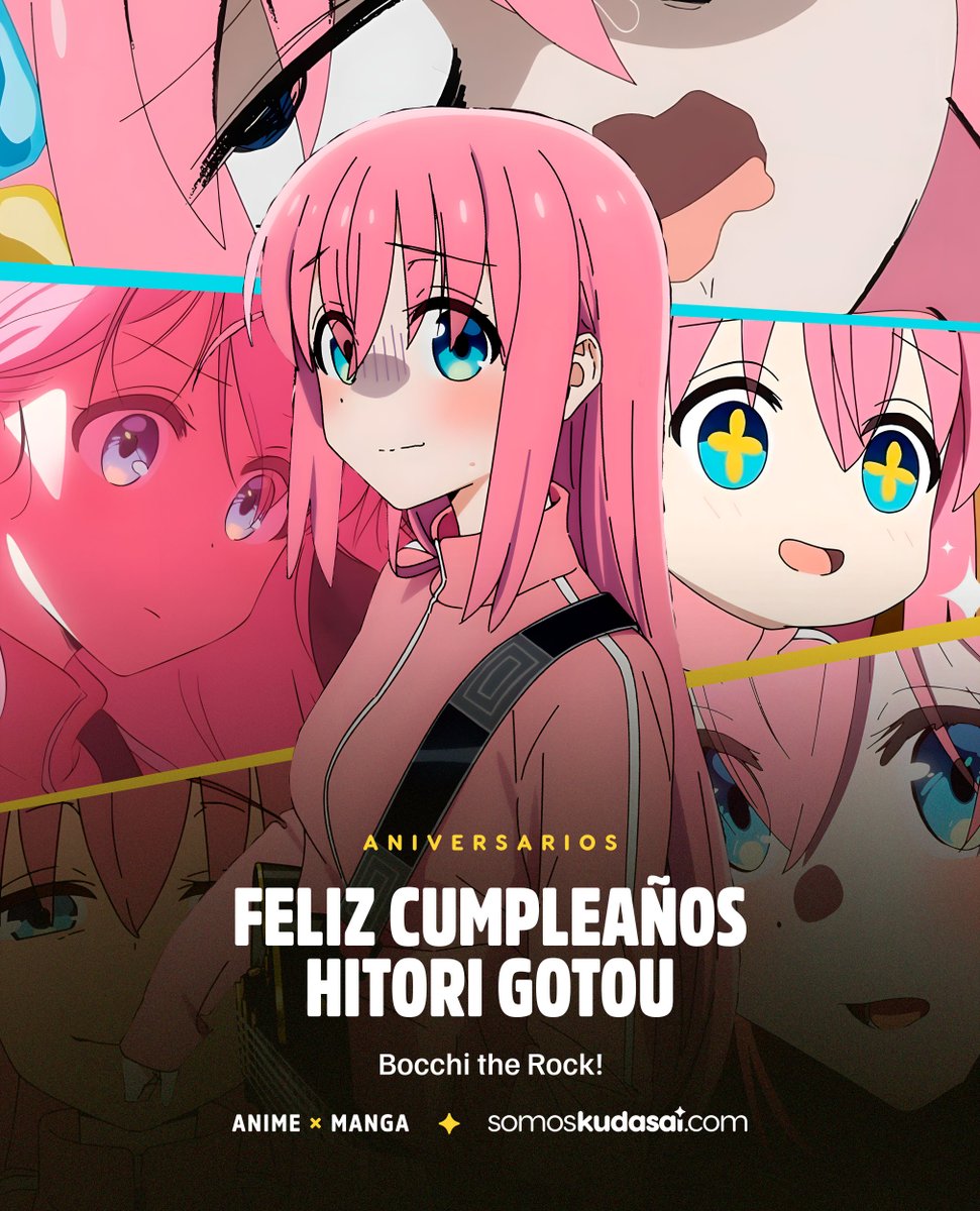 🎉 Happy Birthday, Hitori Gotou! 

Anime: Bocchi the Rock!. 
Seiyuu: Yoshino Aoyama.