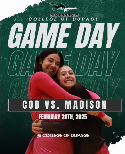 GAME DAY IN GLEN ELLYN‼️‼️

Your lady chaps finish regular season against Madison college tonight. 

📍 College of DuPage 
⏰ 5pm 
📺fan.hudl.com/usa/il/glen-el… 

#Discipline #BG4L 🏀
