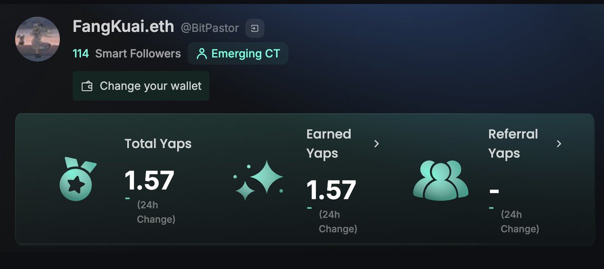 fangkuai_real's tweet image. 1.5个yaps给了快200个kaito...越不刷比例就越高？
确实受之有愧，一条相关内容都没写过...

或者说，所谓“对齐”kaito的价值观
实质就是假装kaito不存在？

无论有没有kaito，始终诚实的创作内容
放弃1yaps=100u的执念
放弃追逐yaps的增长
回到一个没有yaps焦虑的世界

把yaps当做内容的副产物…