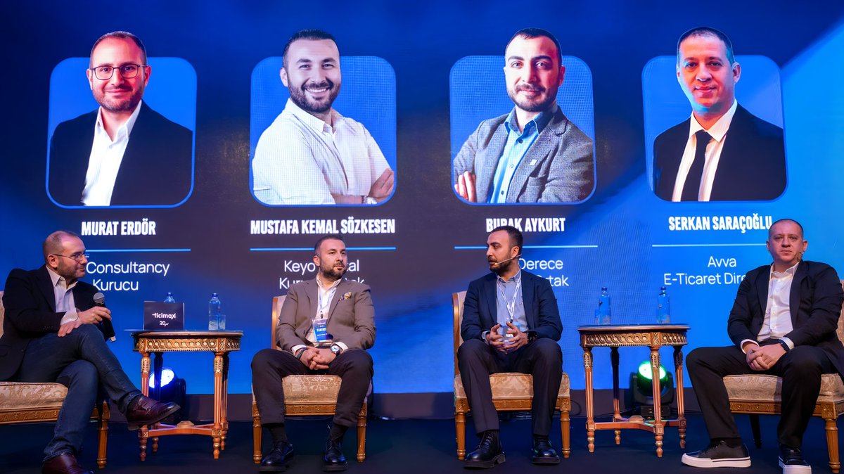 keyodigital's tweet photo. Kurucu ortağımız Mustafa Kemal Sözkesen, Ticimax’in 20. Yıl Etkinliği kapsamında, Murat Erdör’ün moderatörlüğünde gerçekleşen e-ticaret paneline katıldı.
E-ticaretin bugünü ve geleceğine dair değerli görüşlerin paylaşıldığı bu panelde yer almaktan büyük mutluluk duyduk. 🚀 https://t.co/4Fjs4qKxs8