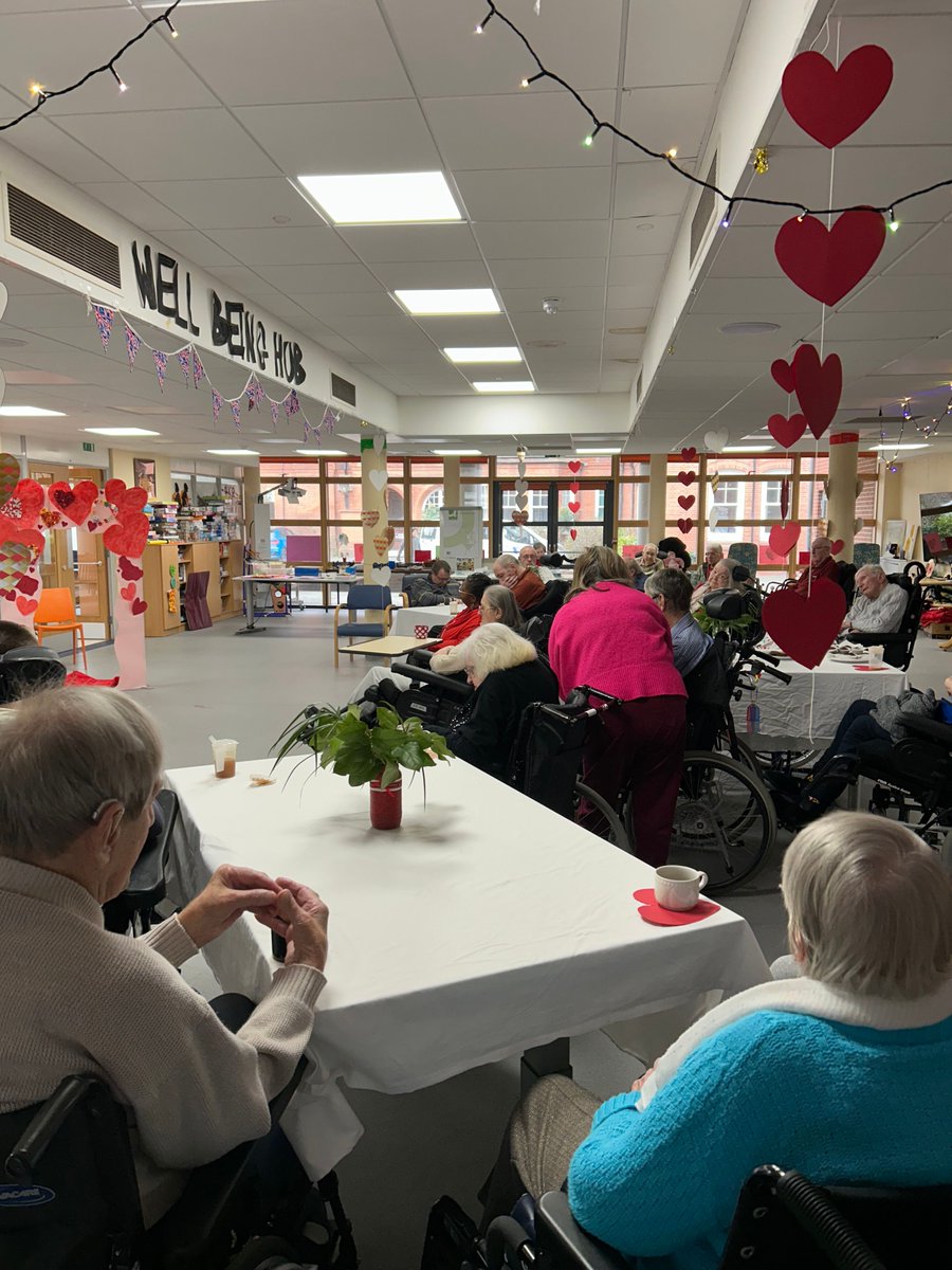 Love is in the air in our Wellbeing Hub! ❤️

From a Valentine’s tea party &amp; themed quiz to a show-stopping performance by @ivorpotter, our residents have enjoyed a week of fun, connection &amp; nostalgia.  

Learn more about our Wellbeing Hub here 👉 bit.ly/cfv-wbh