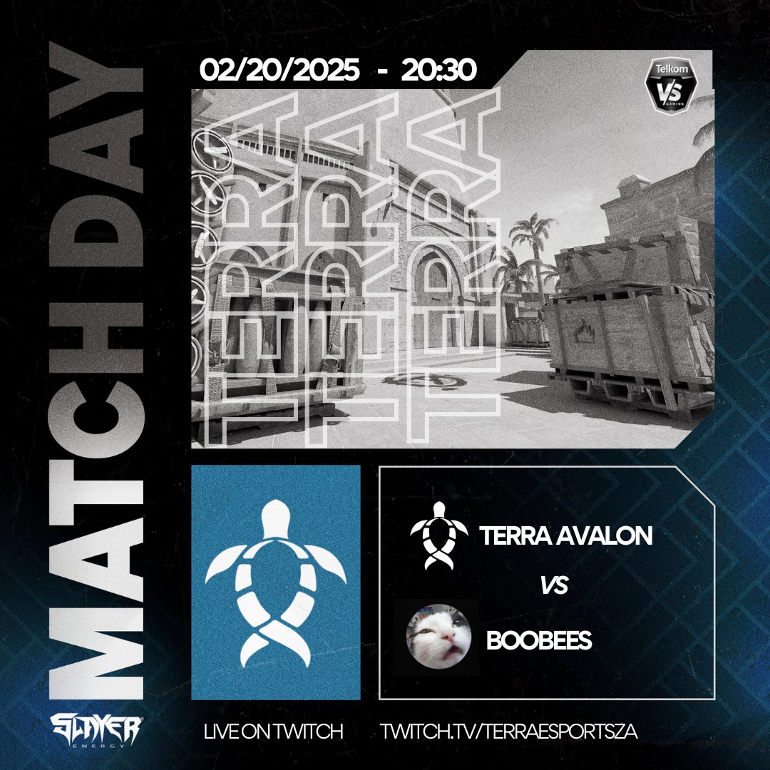 🐝 Game Night for Terra Avalon! 🐝

⚔ Terra Avalon vs Boobees – 8:30 PM
📺 Live on Terra Esports Twitch: twitch.tv/terraesportsza
🎤 Casted by Choppa
Will Avalon bee victorious or get stung? 🐝 Tune in and find out!