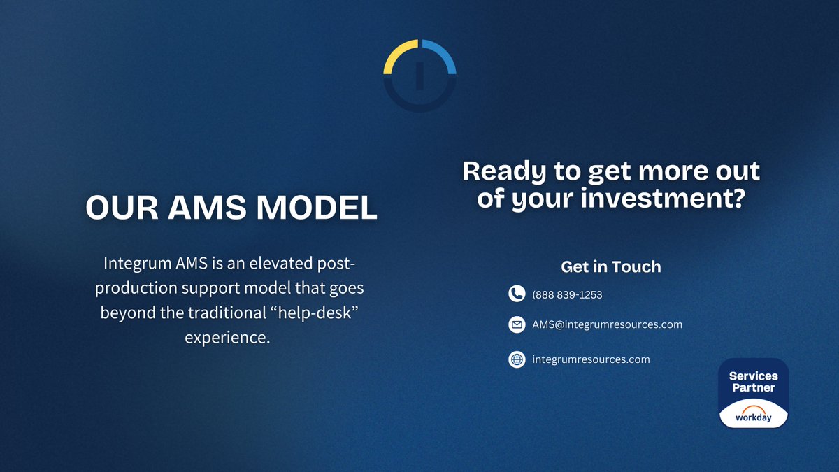 integrumHQ's tweet photo. @Workday keeps evolving—are you? 
📲 Swipe to see why AMS is essential for your long-term success.

#Integrum #WDAY #WorkdayPartner #IntegrumAMS https://t.co/fkwwWqzUi3