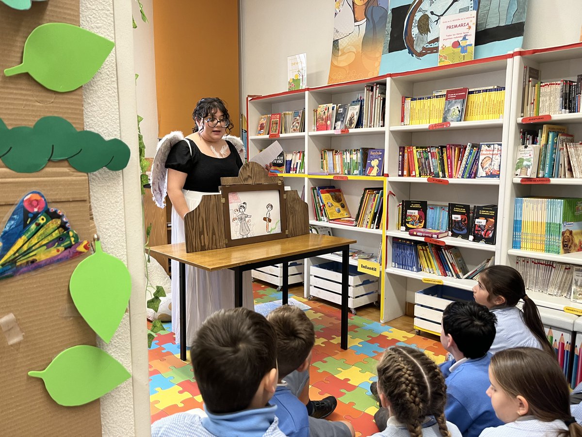 CCPurisima's tweet photo. como las anjanas, la sirenuca de Castro Urdiales o el pájaro de los ojos amarillos. Prepararon, además, un kamishibai con la leyenda del Hombre Pez de Liérganes, una yincana por todo el colegio y unos carteles del Ojáncano y el Musgoso. https://t.co/b018HWgZr0