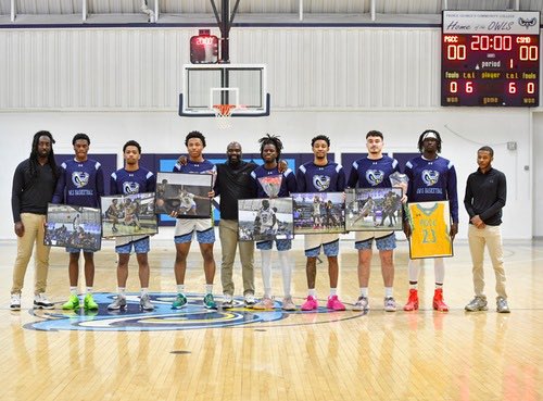 CoachT_Harris's tweet photo. A few images from Sophomore Night!! We will definitely miss these guys in Novak next year!!  #ForeverAnOwl 🦉🏀 https://t.co/8ci6pLODnK